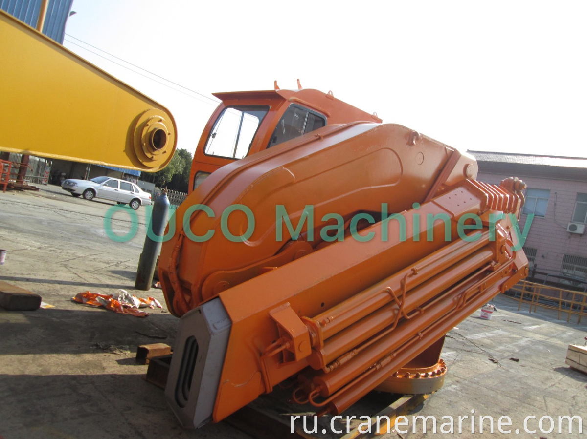 OUCO 5T20M Folding Telescopic Boom Maintenance Crane